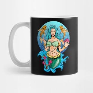 Sexy Mermaid and Shells Mug